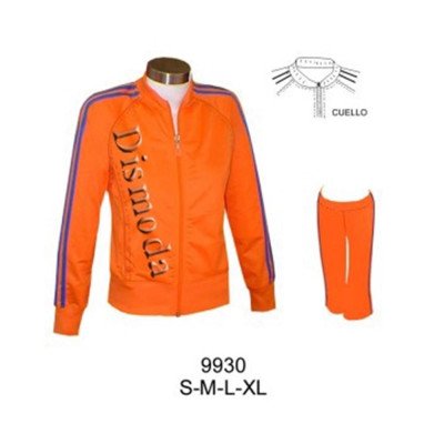 9930 - Molde de Buzo juvenil con cierre;