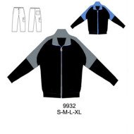 9932 - Molde de Buzo con cortes en mangas;