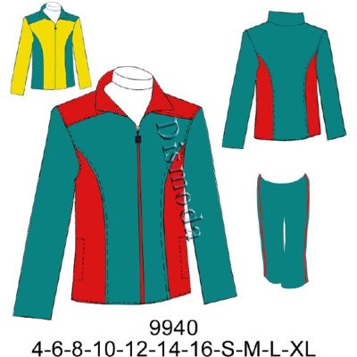 9940 - Molde de Buzo semi-entallado 9940 - Molde de Buzo semi-entallado