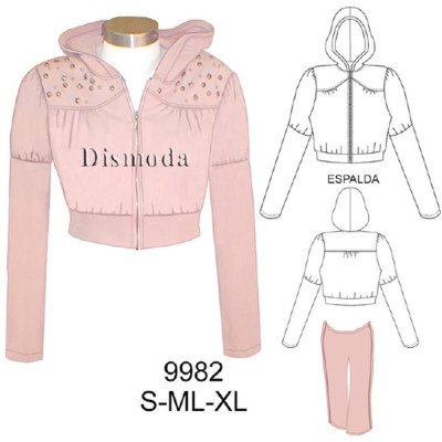 9982 - Molde de Polerón corto 41 cms 9982 - Molde de Polerón corto 41 cms