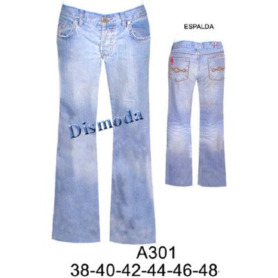 A301 - Molde de Jeans a la cadera ancho basta 24 1/2, suelto tipo hip hop A301 - Molde de Jeans a la cadera ancho basta 24 1/2, suelto tipo hip hop