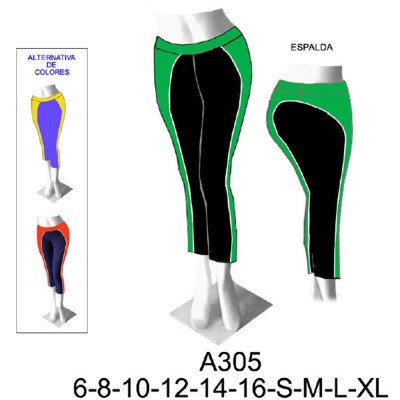 A305 - Molde de Calza deportiva