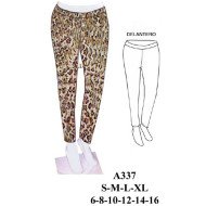 A337 - Molde de Calza larga con pretina sin costura al costado