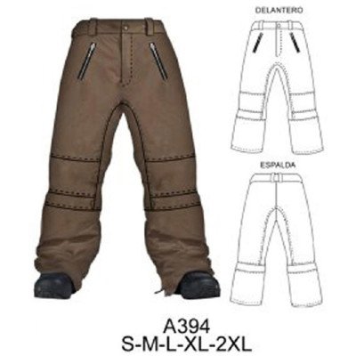 A394 - Molde de Pantalón nieve hombre