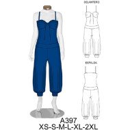 A397 - Molde de Entero strapless bombacho