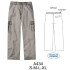 A434 - Molde de Pantalón forrado cargo
