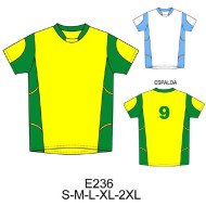 E236 - Molde de Polera deportiva