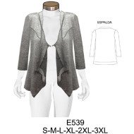 E539 - Molde de Tapado semi evase con cuello, gancho en parte interior