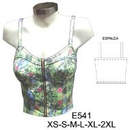 E541 - Molde de Corsé con copa y cierre en delantero