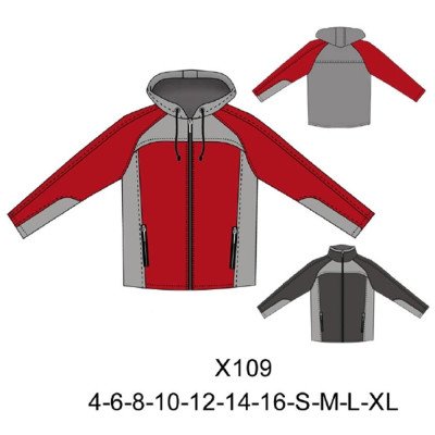 X109 - Molde de Chaqueta softshell X109 - Molde de Chaqueta softshell