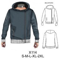 X114 - Molde de Polerón juvenil