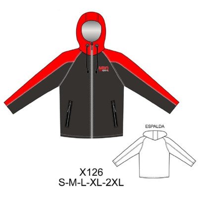 X126 - Molde de Chaqueta softshell X126 - Molde de Chaqueta softshell