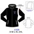X16R - Molde de Chaqueta manga y gorro desmontable