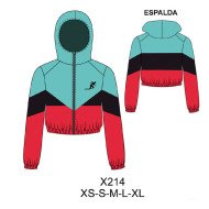 X214 - Molde de Cortaviento corto con cortes