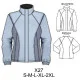 X27 - Molde de Parka mujer semi entallada