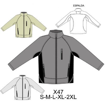 X47 - Molde de Chaqueta softshell X47 - Molde de Chaqueta softshell