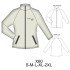 X60 - Molde de Casaca mujer manga raglan