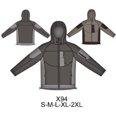 X94 - Molde de Casaca softshell X94 - Molde de Casaca softshell