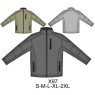 X97 - Molde de Chaqueta softshell