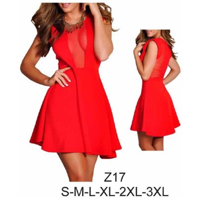 Z17 - Molde de Vestido con cortes en cintura, evase, aplicación gasa escote y espalda Z17 - Molde de Vestido con cortes en cintura, evase, aplicación gasa escote y espalda