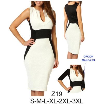 Z19 - Molde de Vestido con corte bajo busto Z19 - Molde de Vestido con corte bajo busto