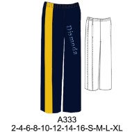 A333 - Molde de Pantalón buzo con franja en costado