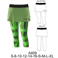 A409 - Molde de Calza con mini juvenil