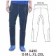 A490 - Molde de Pantalón buzo pitillo, corte curvo en rodilla y espalda