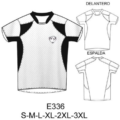 E336 - Molde de Polera deportiva