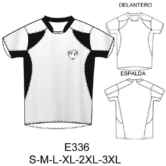 E336 - Molde de Polera deportiva