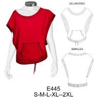 E445 - Molde de Polerón escotado