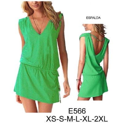 E566 - Molde de Polera, escote en espalda con elástico en cintura E566 - Molde de Polera, escote en espalda con elástico en cintura