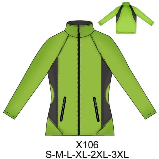 X106 - Molde de Casaca soft shell mujer X106 - Molde de Casaca soft shell mujer