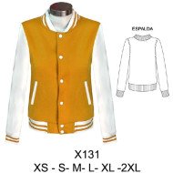 X131 - Molde de Polerón americano con broches