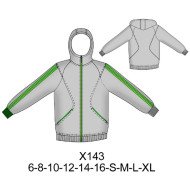 X143 - Molde de Polerón con gorro