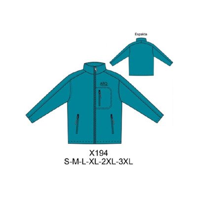 X194 - Molde de Chaqueta softshell y malla X194 - Molde de Chaqueta softshell y malla