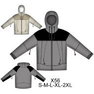 X56 - Molde de Cortaviento con gorro