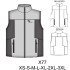 X77 - Molde de Chaleco polar sin mangas
