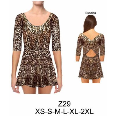 Z29 - Molde de Vestido corte en cintura manga raglan, espalda cruzada Z29 - Molde de Vestido corte en cintura manga raglan, espalda cruzada