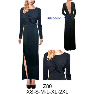 Z80 - Molde de Vestido kimono, delantero drapeado, espalda escotada, faldones con aberturas laterales Z80 - Molde de Vestido kimono, delantero drapeado, espalda escotada, faldones con aberturas laterales