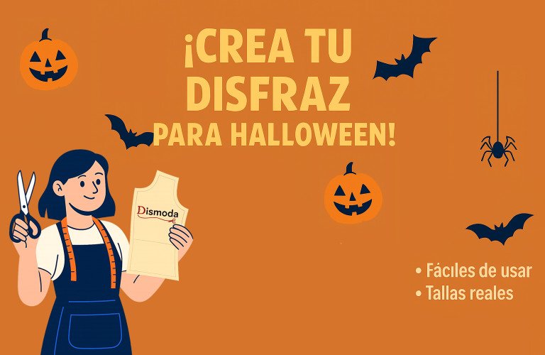 moldes costura dismoda disfraz halloween 2025